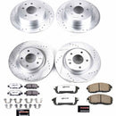 PowerStop Z26 Street Performance Ceramic Brake Pad and Drilled & Slotted Rotor K