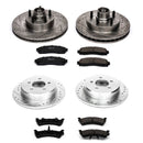 PowerStop Z23 Daily Driver Carbon-Fiber Ceramic Brake Pad and Drilled & Slotted