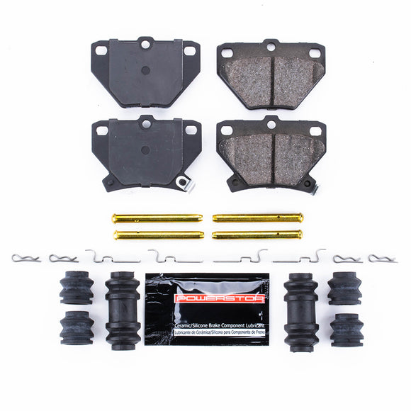 PowerStop Z23 Evolution Sport Carbon-Fiber Brake Pads With Hardware