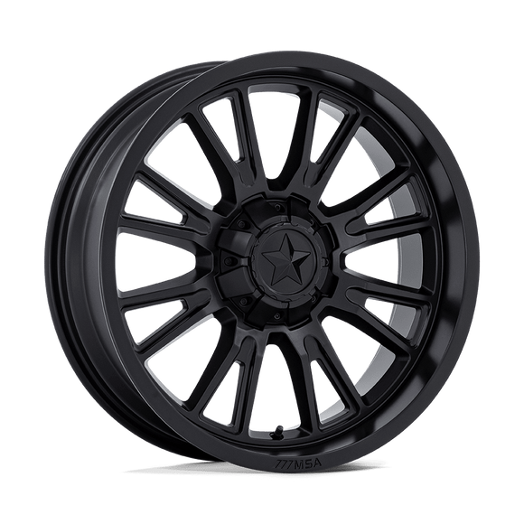 20X7 MSA OFFROAD WHEELS M51 Thunderlips Matte Black 5x114.3 ET0 Wheel Rim