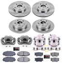 PowerStop OE Stock Replacement Low-Dust Ceramic Brake Pad, Rotor and Caliper Kit