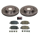 PowerStop OE Stock Replacement Low-Dust Ceramic Brake Pad and Rotor Kit