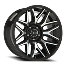 20X10 Vision 305 Rekluse Gloss Black Machined Face Wheel 5x127 5x5 ET-25 CB78.1
