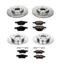 PowerStop Z23 Daily Driver Carbon-Fiber Ceramic Brake Pad and Drilled & Slotted