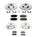 PowerStop Z23 Daily Driver Carbon-Fiber Ceramic Brake Pad and Drilled & Slotted