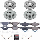 PowerStop OE Stock Replacement Low-Dust Ceramic Brake Pad and Rotor Kit