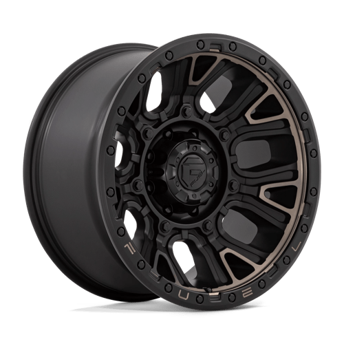 20x10 Fuel Off-Road D824 Traction Matte Black Double Dark Tint 8x180 ET-18 Wheel