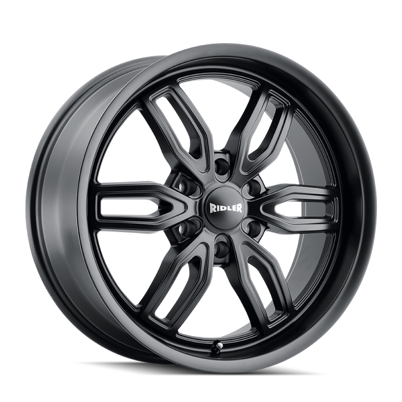 22x9.5 Ridler 609 Matte Black 6x139.7 6x5.5 ET30 Wheel Rim