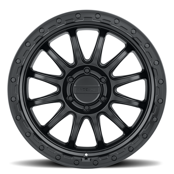 17x8.5 Raceline 960B Alpha Satin Black 6x135 ET0 CB87.1 Wheel