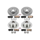 PowerStop OE Stock Replacement Low-Dust Ceramic Brake Pad and Rotor Kit