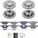 PowerStop OE Stock Replacement Low-Dust Ceramic Brake Pad and Rotor Kit