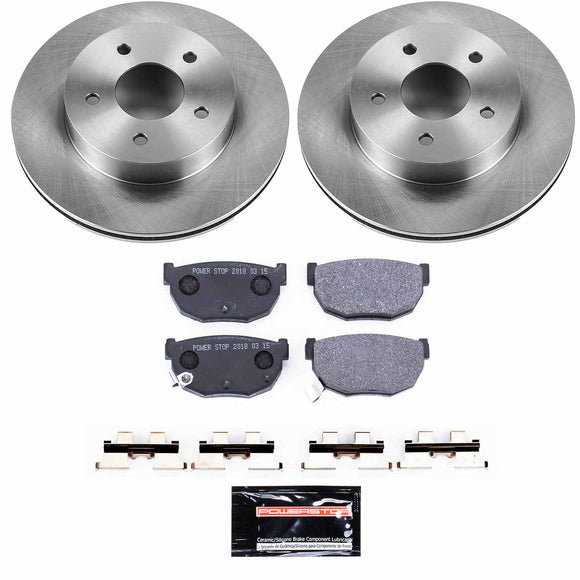 PowerStop Track Day Spec High-Performance Brake Pad and Rotor Kit