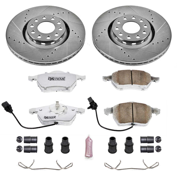 PowerStop Z26 Street Performance Ceramic Brake Pad and Drilled & Slotted Rotor K