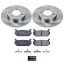 PowerStop OE Stock Replacement Low-Dust Ceramic Brake Pad and Rotor Kit