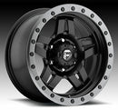 18X8 Fuel D557 Anza Matte Black Gun Metal Ring 5X110 ET27 wheel/rim
