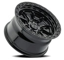 17x9 Arena Wheel Trek Glossy Black Wheel 5x127 ET-12 CB71.5