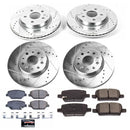 PowerStop Z23 Daily Driver Carbon-Fiber Ceramic Brake Pad and Drilled & Slotted