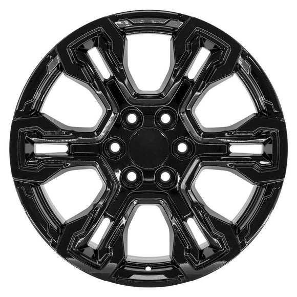 20" Replica CV65 fits Chevrolet Silverado 20 in. x 9 in. Gloss Black