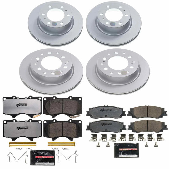 Z36 Truck & Tow Premium Carbon-Fiber Ceramic Brake Pad and Fully Coated Rotor Ki