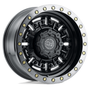 17X8.5 Black Rhino ABRAMS G-GNBLK-MCH-DTLP 6X139.7 ET0 wheel/rim