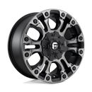 17x10 Fuel Off-Road D569 Vapor Matte Black Double Dark Tint 5x114.3 ET-18 Wheel