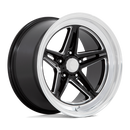 18X10 American Racing Vintage VN514 Groove Black 5X127 5X5 ET0 Wheel Rim-1
