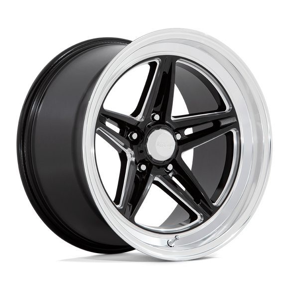18X10 American Racing Vintage VN514 Groove Black 5X127 5X5 ET0 Wheel Rim