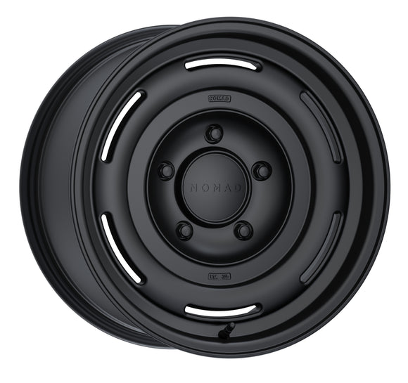 17x8.5 Nomad N504SB Field Satin Black 5x127 ET0 CB78.1 Wheel
