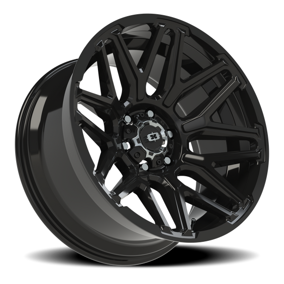 20X10 Vision 305 Rekluse Gloss Black Wheel 6x139.7 6x5.5 ET-25 CB106.2