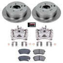 PowerStop OE Stock Replacement Low-Dust Ceramic Brake Pad, Rotor and Caliper Kit