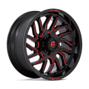 20x9 Fuel Off-Road D808 Hurricane Black 6x139.7 ET1 CB106.1 Wheel Rim