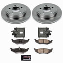 PowerStop OE Stock Replacement Low-Dust Ceramic Brake Pad, Rotor and Caliper Kit
