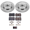 PowerStop OE Stock Replacement Low-Dust Ceramic Brake Pad and Rotor Kit