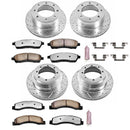 PowerStop Z36 Carbon-Fiber Ceramic Brake Pad with Drilled and Slotted Rotor Kit