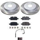 PowerStop Semi-Coated Rotor and Low-Dust Ceramic Brake Pad Kit