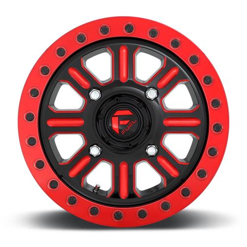 15X7 Fuel UTV D911 Hardline Beadlock Gloss Black-RTTC 4X156 ET38 wheel/rim