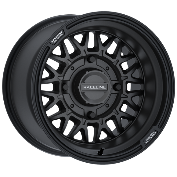 15x7 Raceline A13B Omega Satin Black 4x137 ET10 CB110.18 Wheel