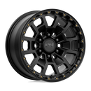 17X8.5 KMC KM718 Summit Satin Black 6X139.7 6X5.5 ET18 Wheel Rim-2