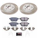 PowerStop Semi-Coated Rotor and Low-Dust Ceramic Brake Pad Kit