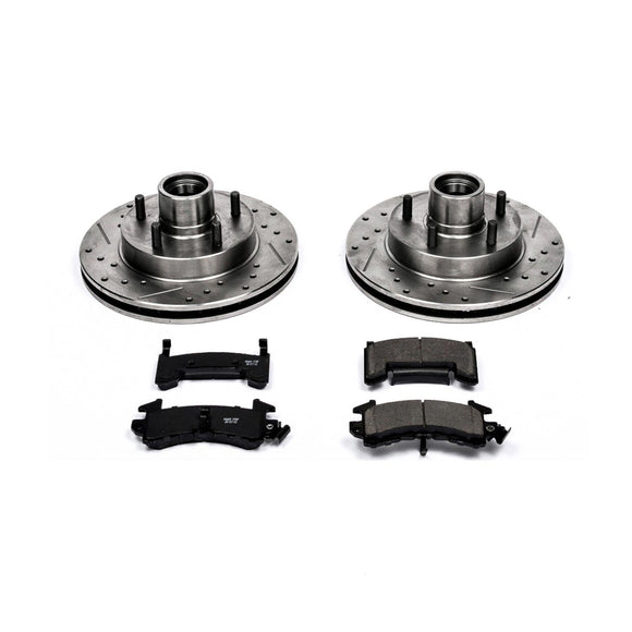 PowerStop Z23 Daily Driver Carbon-Fiber Ceramic Brake Pad and Drilled & Slotted