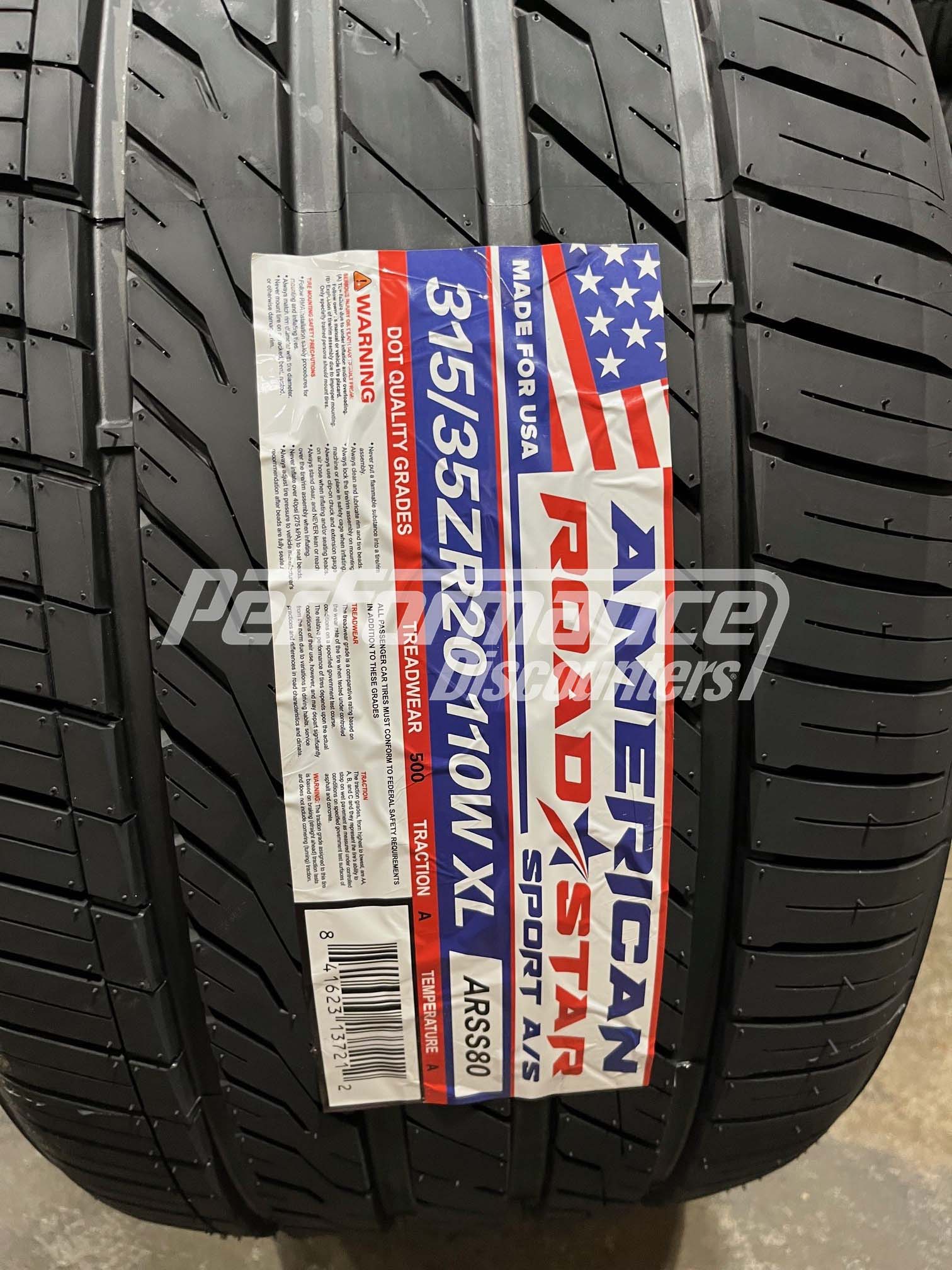 American Roadstar Sport AS Tire(s) 315/35R20 110W SL BSW 315 35 20 3153520