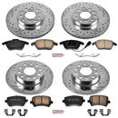 PowerStop Z23 Daily Driver Carbon-Fiber Ceramic Brake Pad and Drilled & Slotted