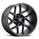 20x10 Vision 361 Spyder Satin Black Wheel 8x165.1 ET-25 CB125.2