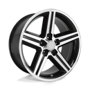 17X8 Performance Replicas PR148 Black 5X120.65 5X4.75 ET0 Wheel Rim