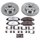 PowerStop Z36 Carbon-Fiber Ceramic Brake Pad with Drilled and Slotted Rotor Kit