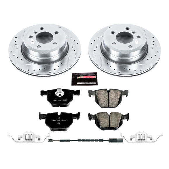 PowerStop Z23 Daily Driver Carbon-Fiber Ceramic Brake Pad and Drilled & Slotted