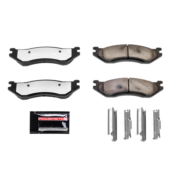 PowerStop Z36 Truck And Tow Carbon-Fiber Ceramic Brake Pads With Hardware