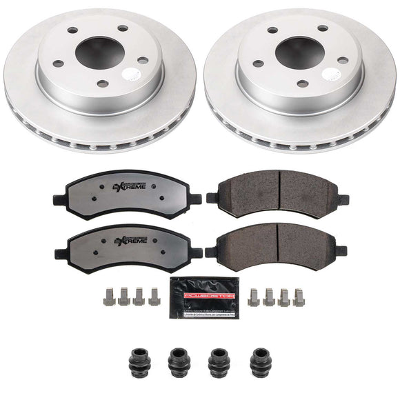 Z36 Truck & Tow Premium Carbon-Fiber Ceramic Brake Pad and Fully Coated Rotor Ki