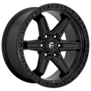 17X9 Fuel D697 KICKER Matte Black 6X139.7 ET1 wheel/rim