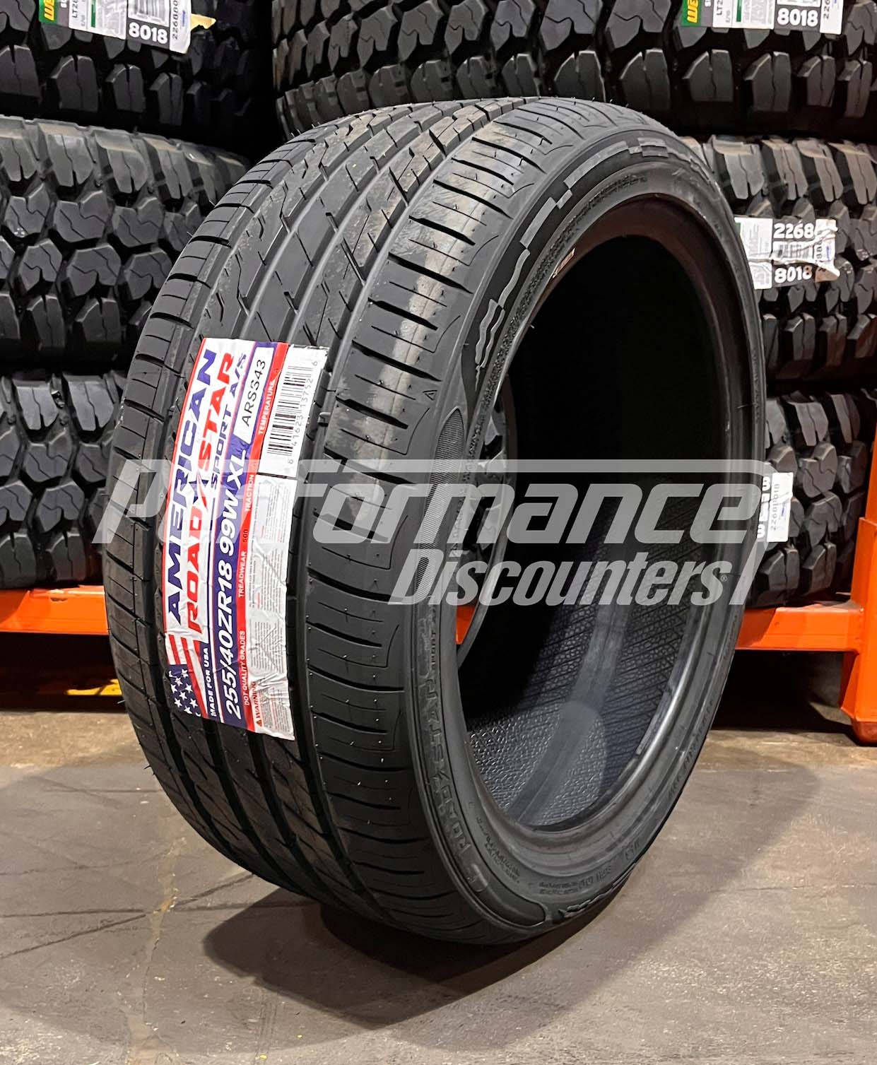 American Roadstar Sport A/S Tire(s) 255/40R18 99W SL BSW 255 40 18 2554018